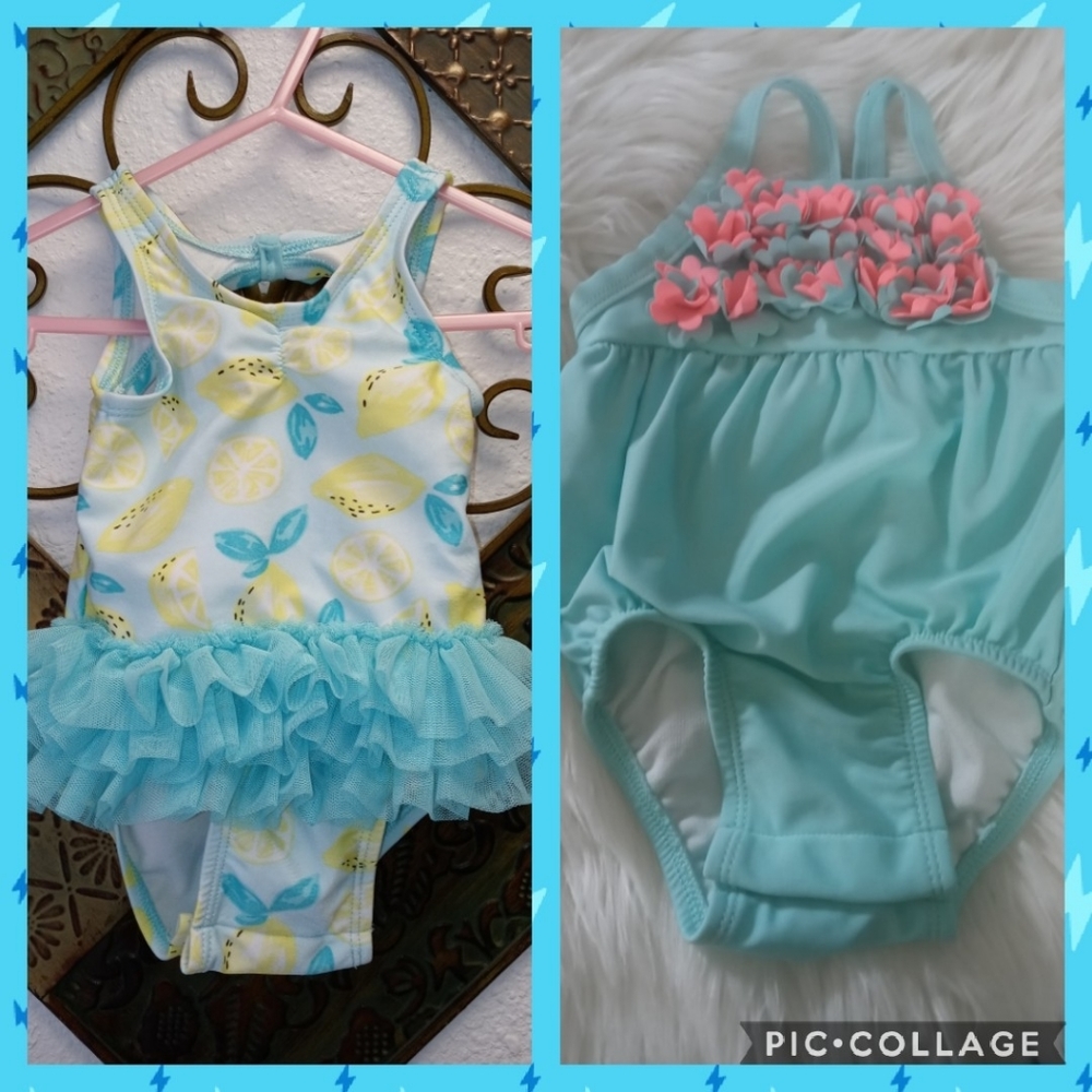 BABY GIRL BATHING SUIT BUNDLE (2)